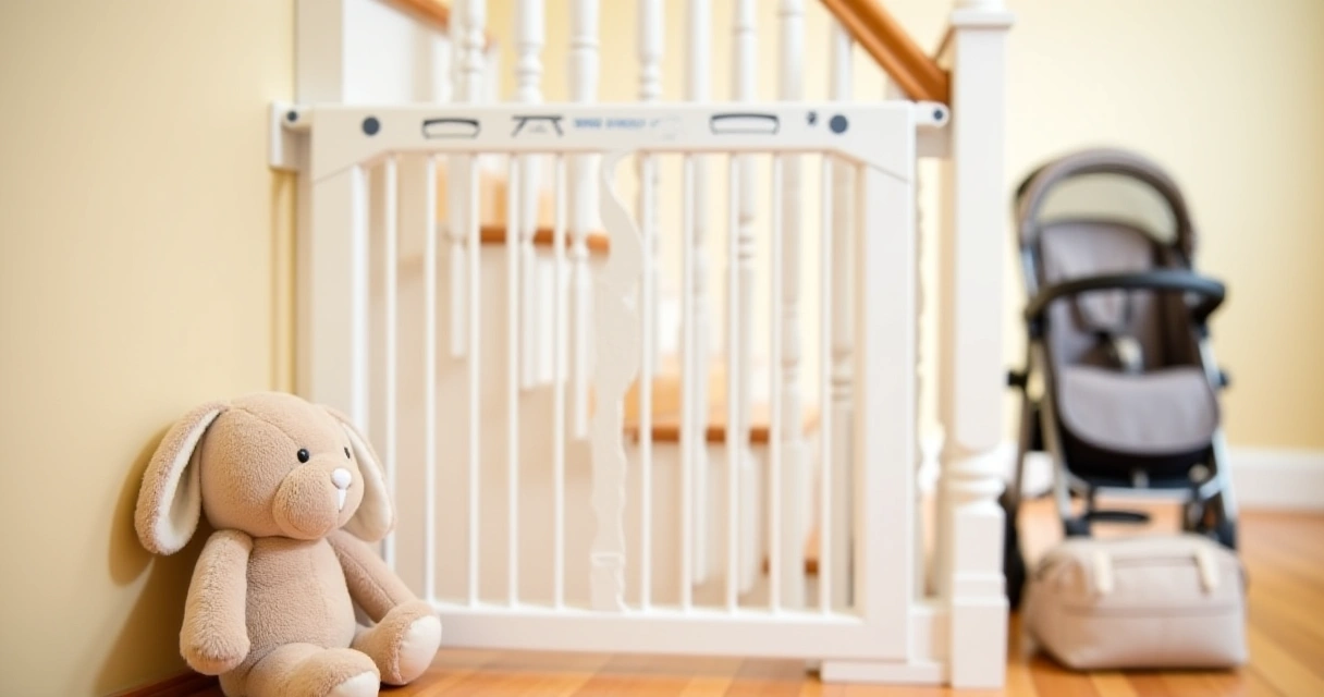 Baby Gates For Stairs With Banister Adapters